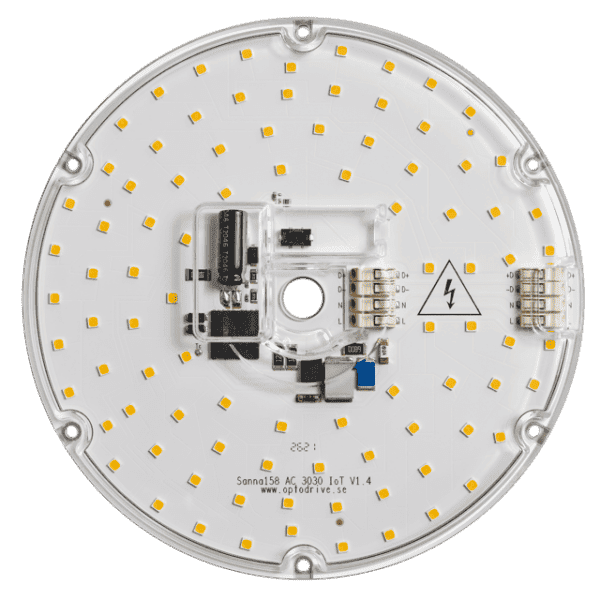 Sanna158 AC IoT LED module with integrated DALI and Casambi control